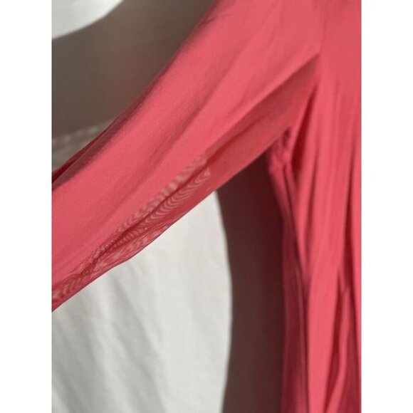 IBKUL 1/4 Zip Pullover Womens Medium UPF 50 Watermelon - Picture 4 of 8